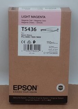 Inchiostro originale Epson T5436 light magent Stylus Pro 4000 4400 7600 9600 IMBALLO ORIGINALE 2021