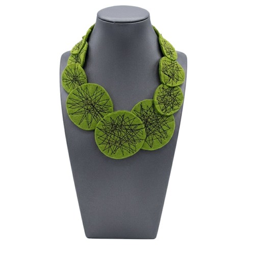 Collana boho hippie - collana, feltro