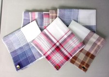 9 FAZZOLETTI NASO UOMO - 100 % COTONE - 40 x 40 cm