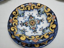 Set Servizio Di Piatti Per La Tavola In Ceramica Decorato Pezzi 12 Dà 6 Persone 