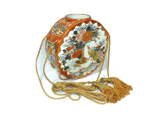 Vaso kutani giapponese meiji - giapponese,