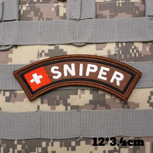 Patch écusson brodé sniper - Écusson,