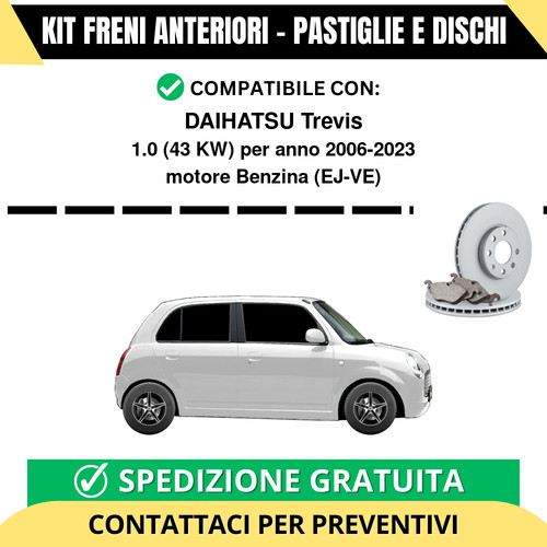 Kit freni anteriori pastiglie - anteriori, (pastiglie