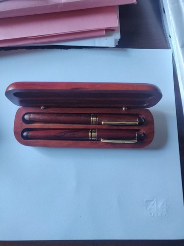 Penna stilografica legno e - penna,