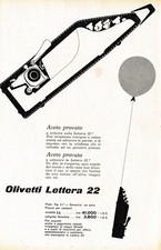 ADVERTISEMENT 1956 OLIVETTI