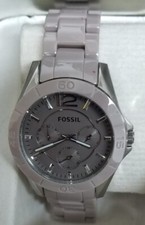 Orologio Fossil Donna Riley Antico Ceramica Perla CE1065 