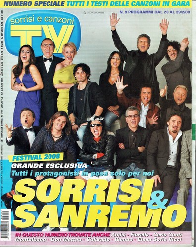 Sorrisi canzoni 2008 9 - tv,