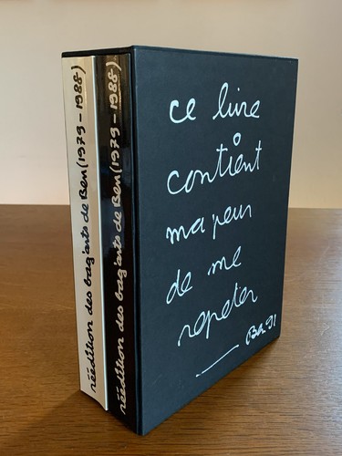 Ben vautier rédition des - rédition,