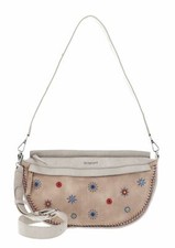 Desigual Bols Cristal Moon Luisiana Shoulder Bag Schultertasche Beige Roto