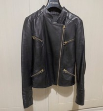 Pinko Giubbotto Di Pelle Nero