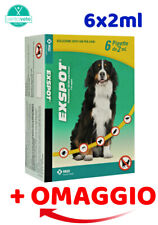 EXSPOT 6 Pipette da 2 ml → Antiparassitario Spot on per CANI da 41 Kg a 55 Kg