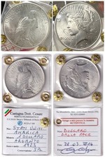 USA $1 one Peace dollar 1923 ARGENTO moneta d'argento Stati Uniti