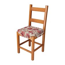 Cuscino per sedia sfoderabile con alette jacquard ANAIS