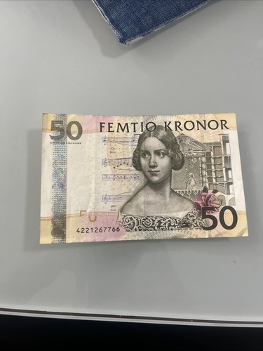 Femtio kronor moneta - femtio,
