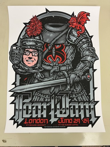 Poster pearl jam londra - londra, ames