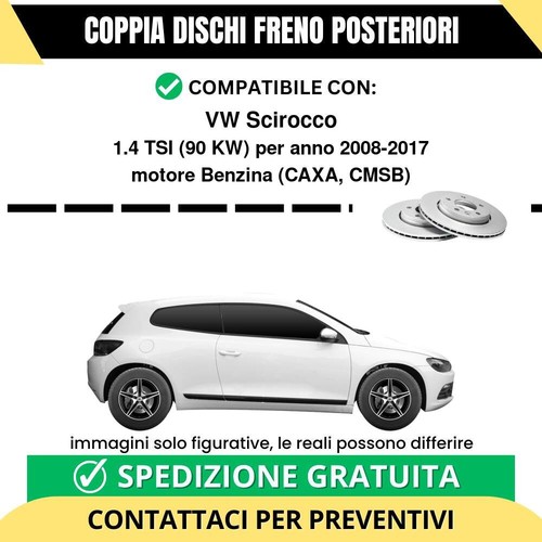 Coppia dischi freno posteriori - dischi,