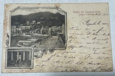 Cartolina Saluti Da Casamicciola (Isola D’Ischia) F.P. Viaggiata 1908