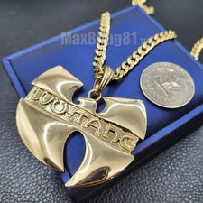 Collana catena cubana ottone