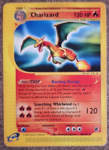 Pokemon charizard 165 - pokemon, 40/165