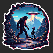 Bigfoot sticker vinyl decal