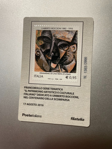 2016 tessera filatelica - tessera,