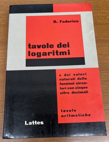 Tavole dei logaritmi del - dei,