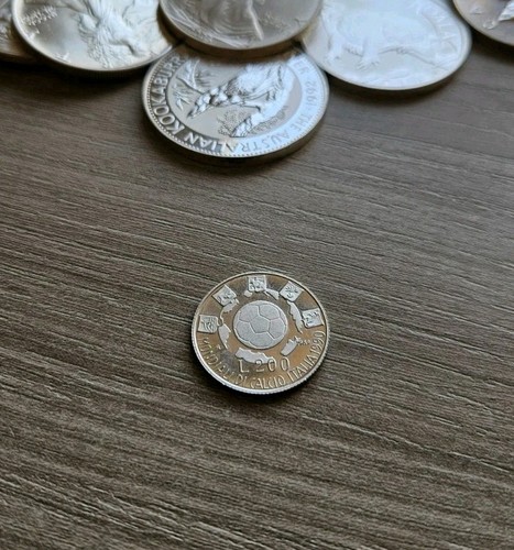 Lotto moneta argento - 200, lire