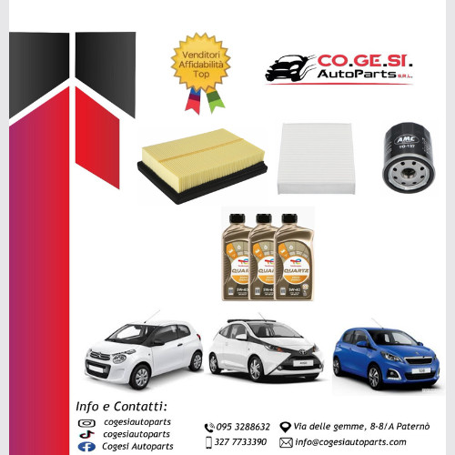 Kit tagliando toyota - kit,