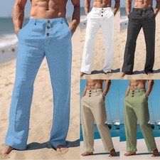 Pantaloni Dritti Estivi Casual