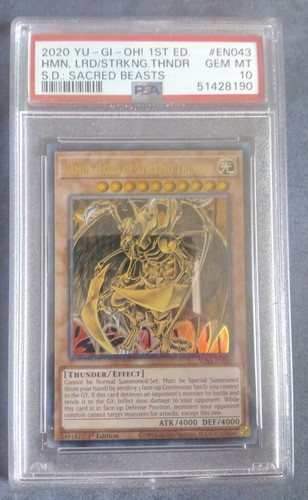 Yugioh psa hamon lord of - hamon,