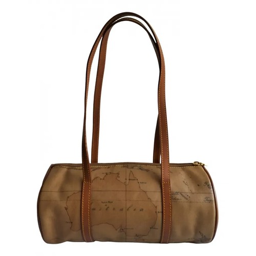 Canvas leather bag alviero - leather,