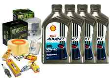 KIT/TAGLIANDO BMW R/1150/RT 2003/05 SHELL 10W40 FILTRO OLIO ARIA BENZINA CANDELE