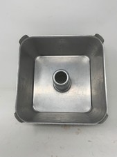 Vintage Wear Ever Alluminio 9" X 9" X 4" Quadrato 2 Pezzi Angelo Cibo Torta Padella #2740