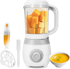 Cuocipappa per Bambini, Robot Cucina, Mixer Multifunzionale 4 in 1, Sterilizzazi