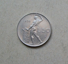 1958 50 LIRE VULCANO