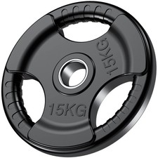 Dischi pesi gomma 15kg, foro