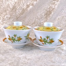 Hermes La Siesta Piattino Tazza da Tè con Coperchio Servizio Tavola Porcellana 2 Set