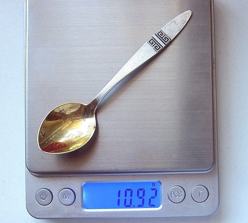 Cucchiaio sale argento - cucchiaio, 916