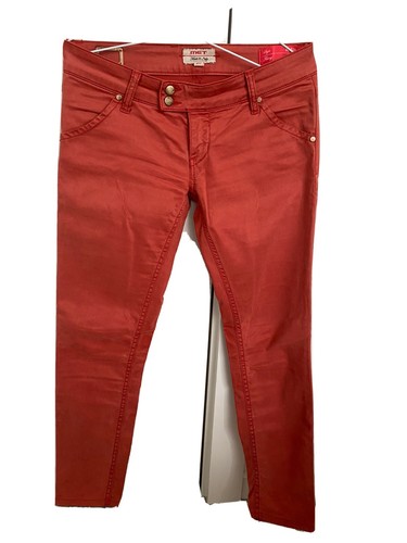 Jeans skinny met terracotta - jeans, met.