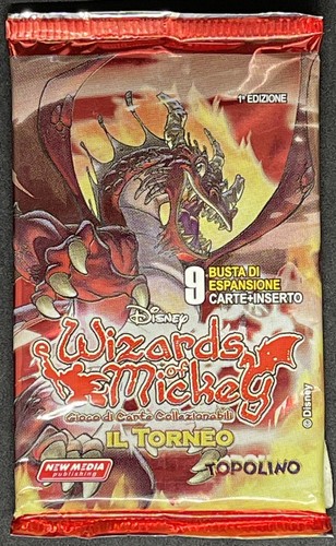 Wizards mickey tcg il - of,