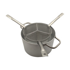 Cuocipasta Alto 3 Spicchi a Rete D.36cm H.22cm 21Lt