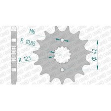 Stahl Ritzel für Kawasaki Z