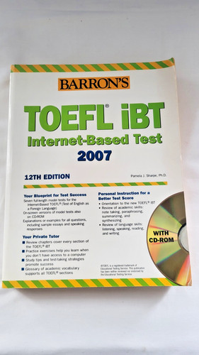 Barron toefl ibt internet - toefl,