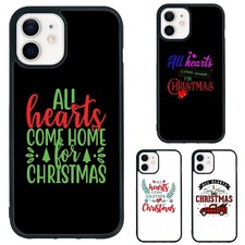 Custodia ibrida per iPhone SE4 16E 12 13 14 15 16 Pro Max design Natale torna casa