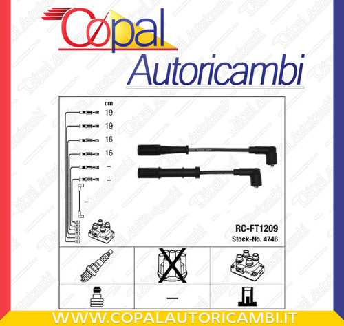 Kit cavi candele fiat - kit, grande