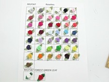 Nastro in raso di poliestere rose confezione da 25 - Tanti colori! USA STOCK E VENDITORE