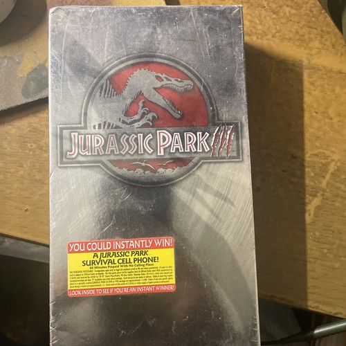 Jurassic park iii vhs tape - jurassic,