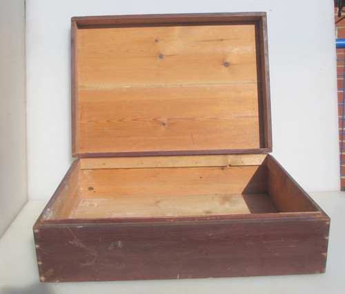 Antica scatola legno - antica, in