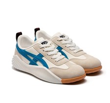 De Florence Sneakers Vintage Donna 8 Italia Blu Bianco Vegan Nuove con scatola