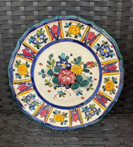 Piatto ceramica deruta - piatto, dipinto